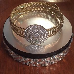 New gorgeous BJ inspired rhinestone wrap choker